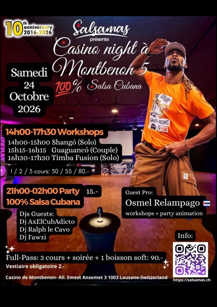 Poster: Casino Night at Montbenon 5