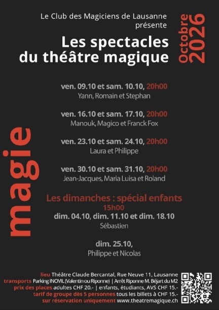 Poster: Magical Theatre Shows 2026