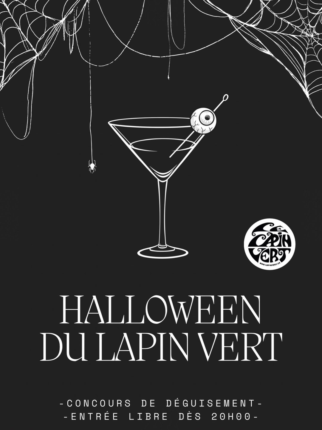 Poster: Halloween at Lapin Vert