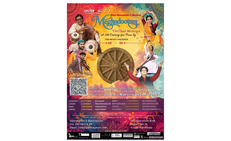 Affiche : Udai Mazumdar's Meghadootam -The Clolud Messenger - Musical