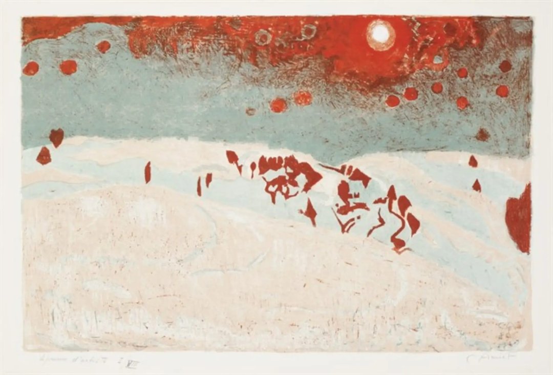 Affiche : Les 4 saisons - Cuno Amiet