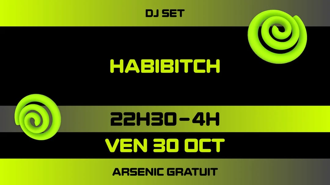 Poster: Habibitch Marathon House Party